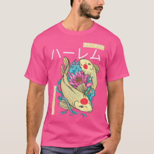 Camiseta Japonês Koi Carp Fish Aestic Art Nishikigoi