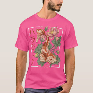 Camiseta Japonês Koi Carp Fish Aestic Art Nishikigoi