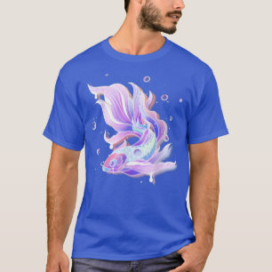 Camiseta Japonês Koi Fish Aestic Design, Japão Lover Gi