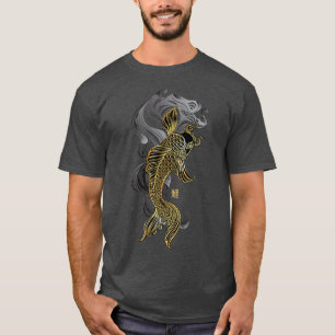 Camiseta Japonês Koi Fish Premium