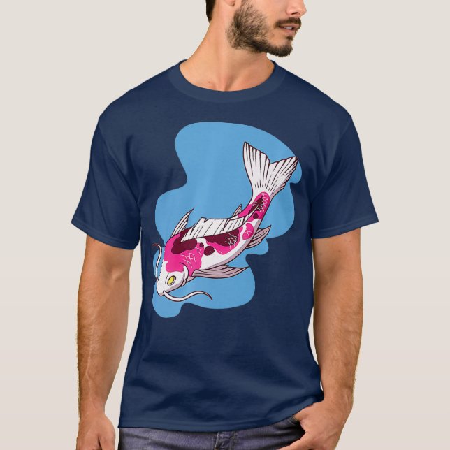 Camiseta Japonês Koi Fish Premium (Frente)