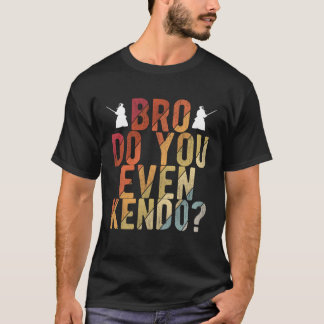 Camiseta Japonês Lutando Contra a Espada Kendo 1