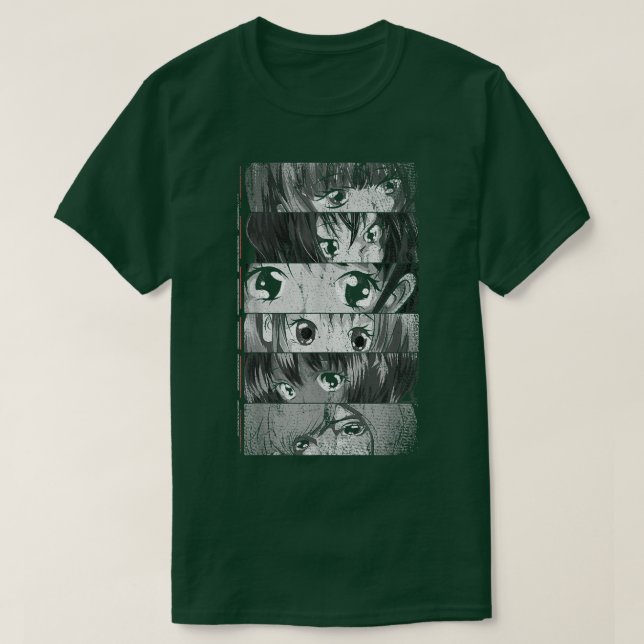 Camiseta Japonês Manga Otaku Kawaii Mulher japonesa Animaçã (Frente do Design)