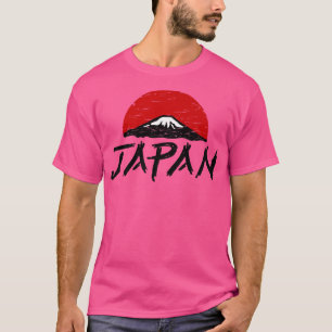 Camiseta Japonês Nihon Fuji Torii Sun Premium T-Shirt