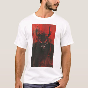 Camiseta Japonês Noh Mask Hannya Demon Design T-Shirt