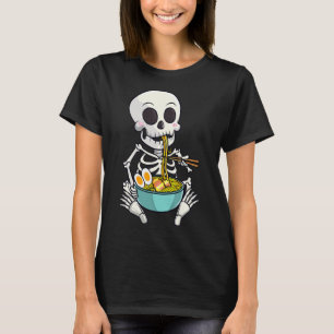Camiseta Japonês Ramen Noodles Anime Figurino de Halloween