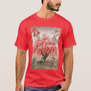 Camiseta Japonês Sakura Cherry Blossoms Tree Pink Song