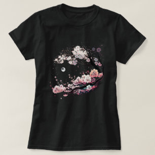 Camiseta Japonês Sakura Geisha Monte Fuji Cherry Blossom