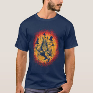 Camiseta Japonês Samurai Japão Guerreiro de Artes Marciais