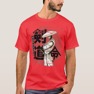 Camiseta Japonês Samurai Kendo Artes Marciais Ronin Aesthet