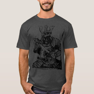 Camiseta Japonês Samurai Warrior Art Vintage Japão