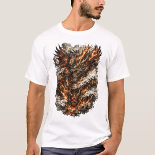 Camiseta Japonesa de Tatuagem de Tigre Irezumi T