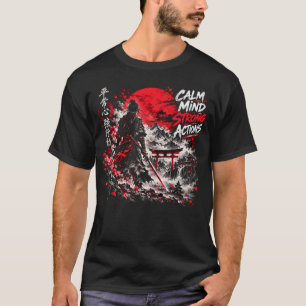 Camiseta Japonesa do Guerreiro Samurai – Espírito