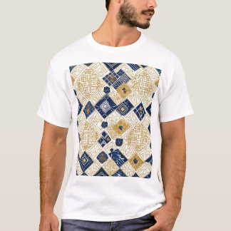Camiseta Japonesa Geométrica