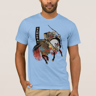 Camiseta japonesa Samurai Horseman