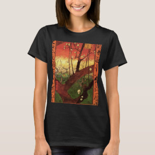 Camiseta Japonismo: Árvore de ameixa em flor por Vincent va