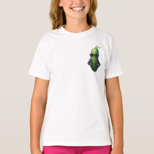 Camiseta Jaqueta de Couro Legal Biker Pepino Crianças