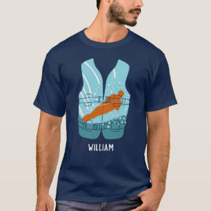 Camiseta Jaqueta gráfica personalizada de vida de esqui de
