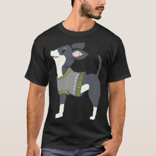 Camiseta Jaqueta Preta Chihuahua