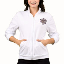 Jaqueta Real Snowflake Zip-up