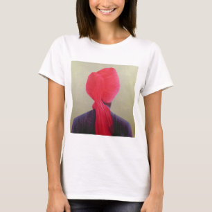 Camiseta Jaqueta vermelha do roxo do turbante