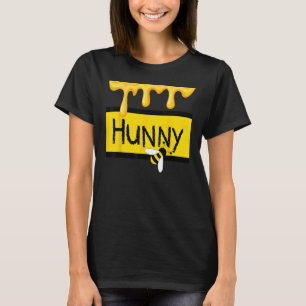 Camiseta Jar Hunny (Honey) Simulando com pingando mel a