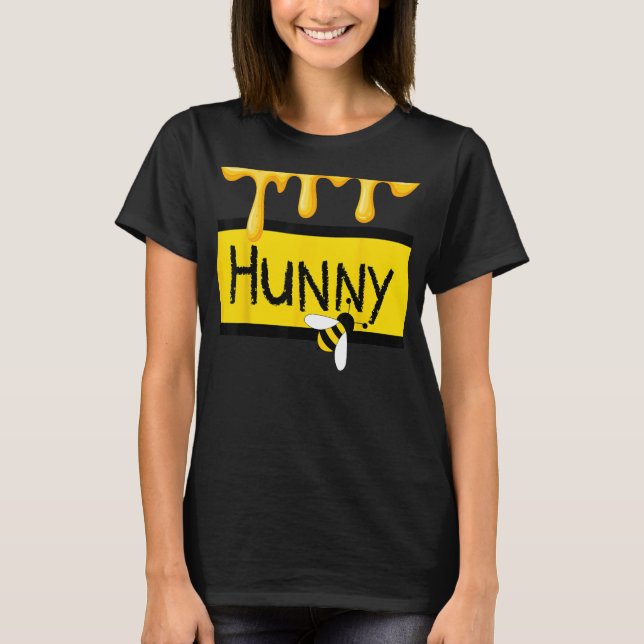 Camiseta Jar Hunny (Honey) Simulando com pingando mel a (Frente)