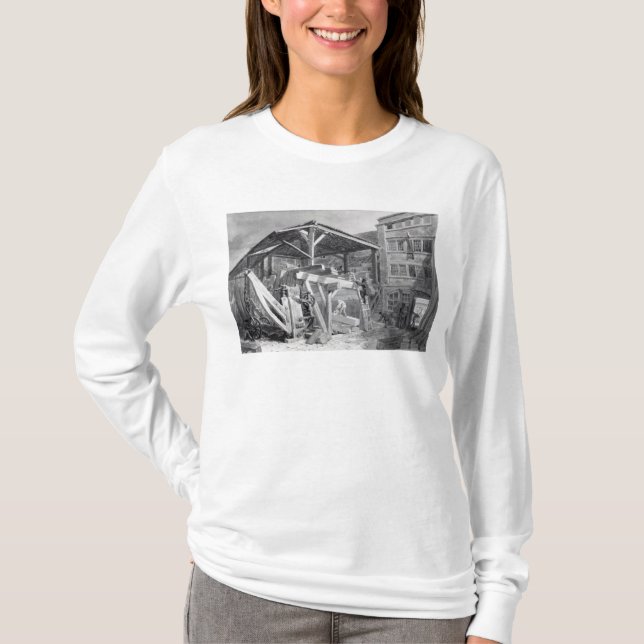 Camiseta Jarda da madeira, Finsbury, 1825 (Frente)