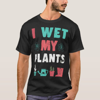 Camiseta Jardim Às Vezes Eu Molho Minhas Plantas Jardinagem