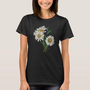 Camiseta Jardim Botânico da Flor de Margarida Flores Botâni