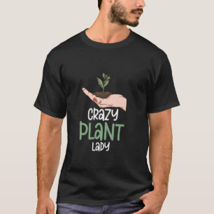 Camiseta Jardim Botânico da Mulher Planta Louca