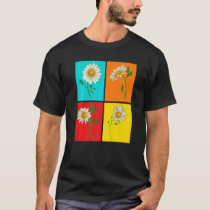 Camiseta Jardim Botânico da Natureza Flor Flor Pop Daisy