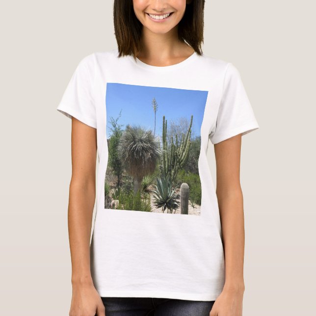 Camiseta Jardim Cactus (Frente)