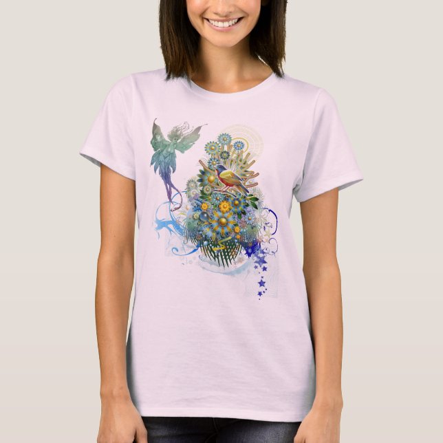 Camiseta Jardim celestial (Frente)