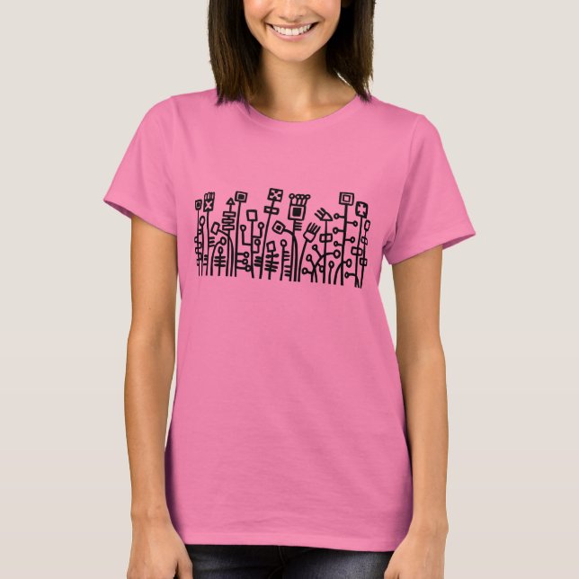 Camiseta Jardim Cibernético (Frente)
