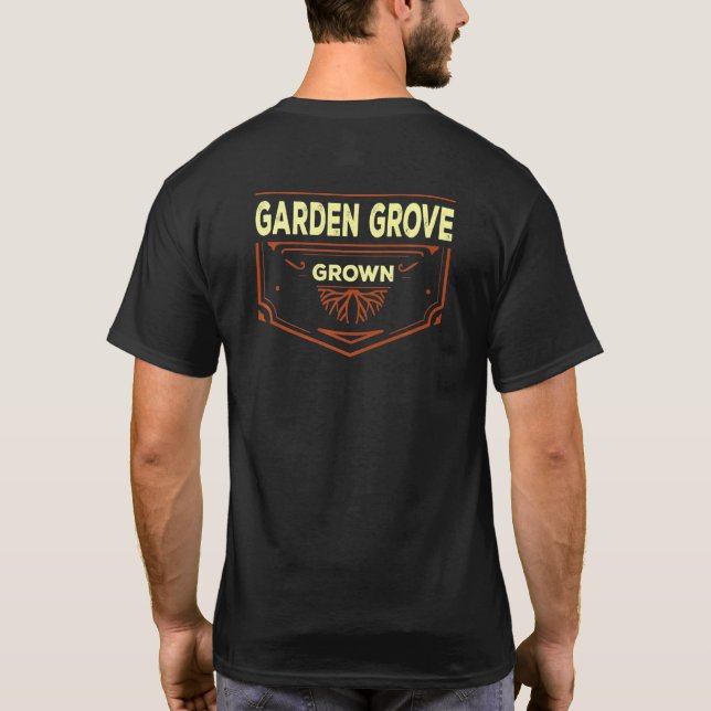 Camiseta Jardim Cultivo da Califórnia Cidade Natal (Verso)