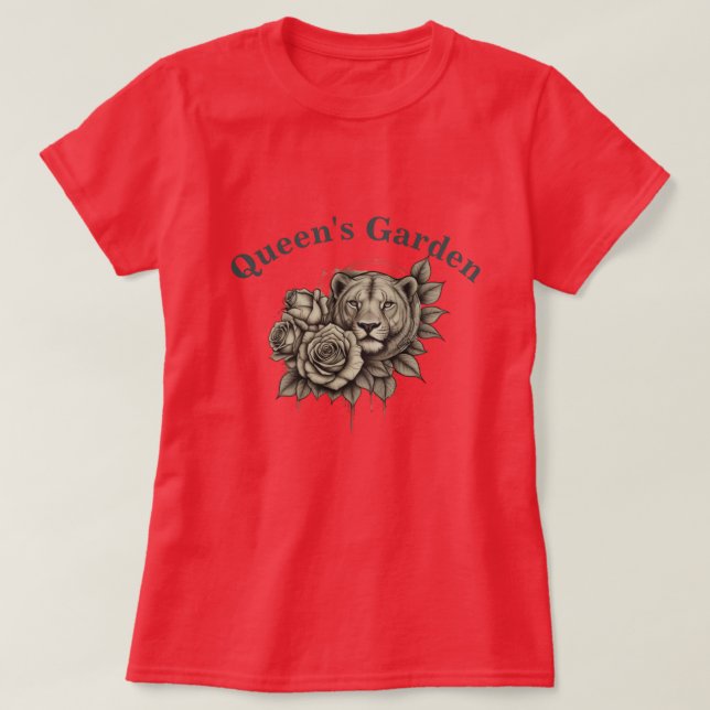 Camiseta Jardim da Rainha (Frente do Design)
