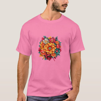 Camiseta Jardim da Serenidade Floral Tee