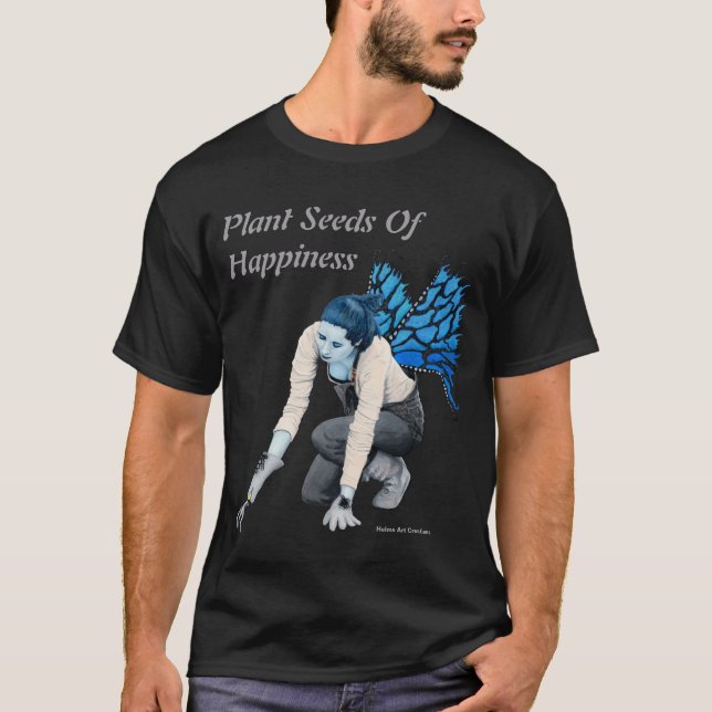 Camiseta Jardim das Fadas Escuras Fantasia T-shirts de Arte (Frente)