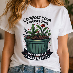 Camiseta Jardim das Possibilidades Cotação Motivacional