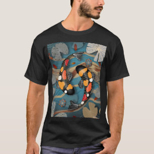 Camiseta Jardim de água de Koi