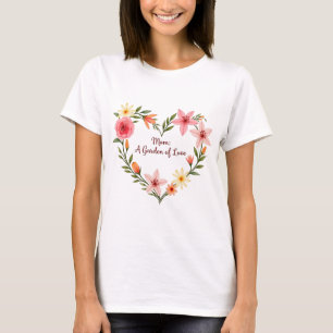 Camiseta Jardim de Amor da Mamãe