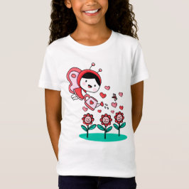 Camiseta Jardim de Amor das Flores Voadoras