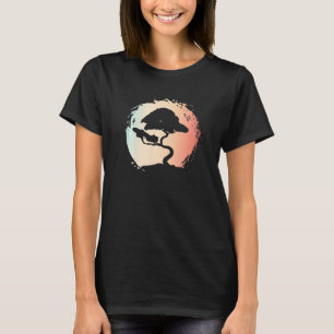 Camiseta Jardim de Árvore Bonsai Japão Estética Zen Budista