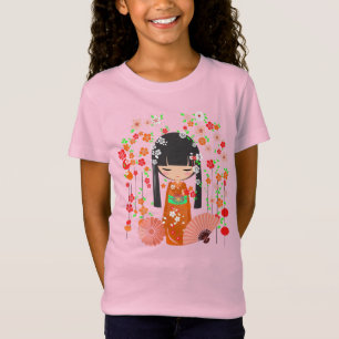 Camiseta Jardim de Bonecas Kokeshi