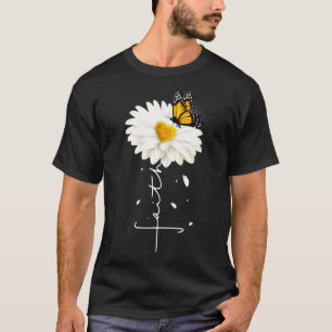 Camiseta Jardim de Borboletas da Fé Margarida Para Margarid