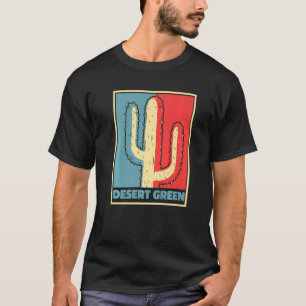 Camiseta Jardim de Cactus Suculentas Jardim Jardineiro Dese