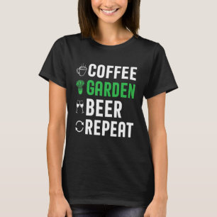 Camiseta Jardim de Café Cerveja Repetir Lote Jardim Garde