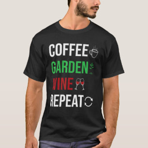 Camiseta Jardim de Café Repetir   Jardim de Alocação Jardin