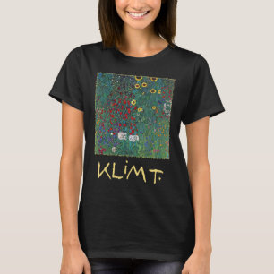 Camiseta Jardim de camponês com Girassol por Klimt, Flores 